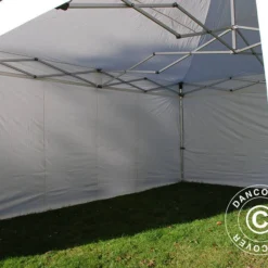 Tente Pliante FleXtents Xtreme 50 5x5m Blanc, Avec 4 Cotés -Promos Jardin Natif Magasin ft04771 082