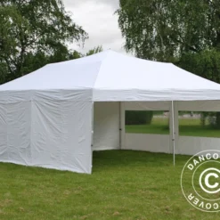 Tente Pliante FleXtents Xtreme 50 6x6m Blanc, Avec 8 Cotés -Promos Jardin Natif Magasin ft04791 013