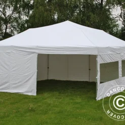 Tente Pliante FleXtents Xtreme 50 6x6m Blanc, Avec 8 Cotés -Promos Jardin Natif Magasin ft04791 014
