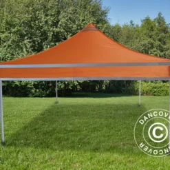 Tente Pliante FleXtents PRO, Tente De Chantier 3x3m Orange Réfléchissant -Promos Jardin Natif Magasin ft04831 045