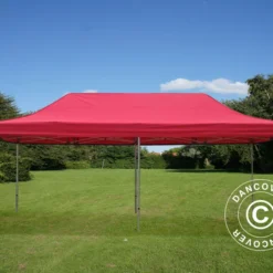 Tente Pliante FleXtents Xtreme 60 4x8m Rouge, Avec 6 Cotés -Promos Jardin Natif Magasin ft04836 03