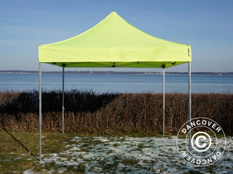 Tente Pliante FleXtents PRO 3x3m Néon Jaune/vert 3 Tente Pliante FleXtents PRO 3x3m Néon Jaune/vert – Image 3