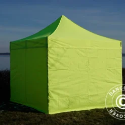 Tente Pliante FleXtents PRO 3x3m Néon Jaune/vert, Avec 4 Cotés 19 Tente Pliante FleXtents PRO 3x3m Néon Jaune/vert, Avec 4 Cotés -Promos Jardin Natif Magasin ft04842 04