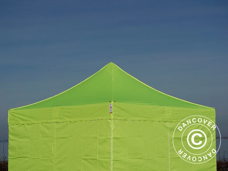 Tente Pliante FleXtents PRO 3x3m Néon Jaune/vert, Avec 4 Cotés 14 Tente Pliante FleXtents PRO 3x3m Néon Jaune/vert, Avec 4 Cotés – Image 14