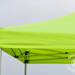 Tente Pliante FleXtents PRO 4x4m Néon Jaune/vert -Promos Jardin Natif Magasin ft04851 04