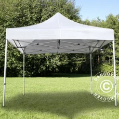 Tente Pliante FleXtents PRO 2,5x2,5m Blanc, Avec 4 Cotés -Promos Jardin Natif Magasin ft04863 09