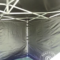 Tente Pliante FleXtents PRO 2,5x2,5m Noir, Avec 4 Cotés -Promos Jardin Natif Magasin ft04865 095