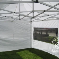 Tente Pliante FleXtents PRO 2,5x5m Blanc, Avec 6 Cotés -Promos Jardin Natif Magasin ft04873 3