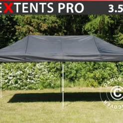 Tente Pliante FleXtents PRO 3,5x7m Noir