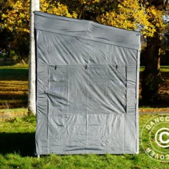 Tente Pliante FleXtents PRO Trapezo 2x3m Gris, Avec 4 Cotés -Promos Jardin Natif Magasin ft049114 012