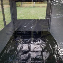 Tente Pliante FleXtents PRO Trapezo 2x3m Gris, Avec 4 Cotés -Promos Jardin Natif Magasin ft049114 022