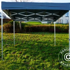 Tente Pliante FleXtents PRO Trapezo 2x3m Gris, Avec 4 Cotés -Promos Jardin Natif Magasin ft049114 024