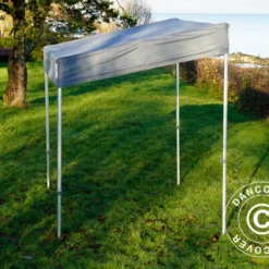 Tente Pliante FleXtents PRO Trapezo 2x3m Gris, Avec 4 Cotés -Promos Jardin Natif Magasin ft049114 025