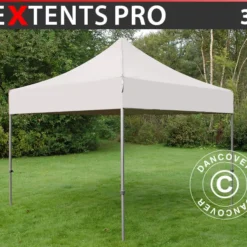 Tente Pliante FleXtents PRO 3x3m Latte