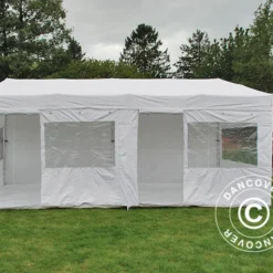 Tente Pliante FleXtents PRO Trapezo 3x6m Blanc, Avec 4 Cotés -Promos Jardin Natif Magasin ft049311 03