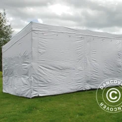 Tente Pliante FleXtents PRO Trapezo 3x6m Blanc, Avec 4 Cotés -Promos Jardin Natif Magasin ft049311 063