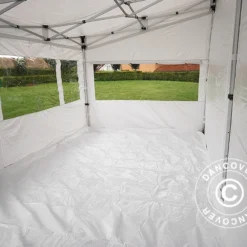 Tente Pliante FleXtents PRO Trapezo 3x6m Blanc, Avec 4 Cotés -Promos Jardin Natif Magasin ft049311 065