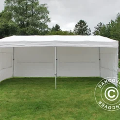 Tente Pliante FleXtents PRO Trapezo 3x6m Blanc, Avec 4 Cotés -Promos Jardin Natif Magasin ft049311 067