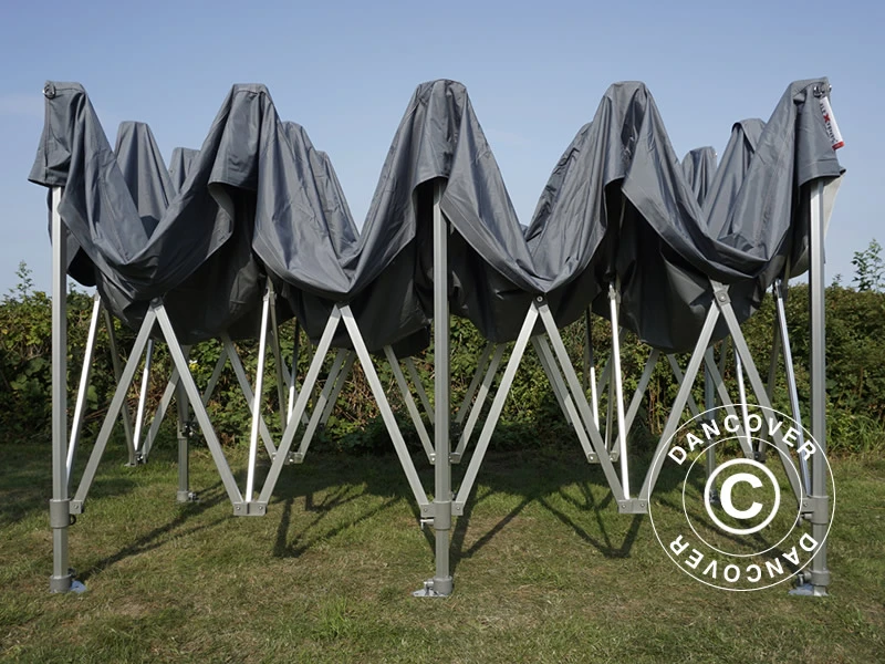 Tente Pliante FleXtents PRO Trapezo 3x6m Gris, Avec 4 Cotés 3 Tente Pliante FleXtents PRO Trapezo 3x6m Gris, Avec 4 Cotés – Image 3