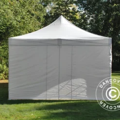 Tente Pliante FleXtents PRO Vintage Style 4x8m Blanc, Avec 6 Cotés -Promos Jardin Natif Magasin ft04940 057