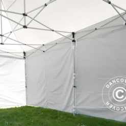 Tente Pliante FleXtents® PRO, Tente Médicale Et D’urgence, 3x6m, Blanc, 6 Parois Latérales Incluses -Promos Jardin Natif Magasin ft04995 06
