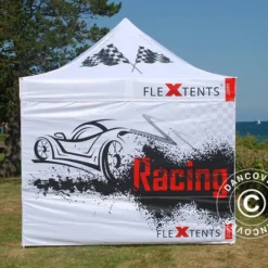 Tente Pliante FleXtents Xtreme 50 Racing 3x3m, Edition Limitée -Promos Jardin Natif Magasin ft04998 06
