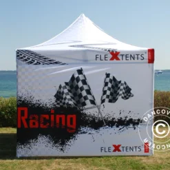 Tente Pliante FleXtents Xtreme 50 Racing 3x3m, Edition Limitée -Promos Jardin Natif Magasin ft04998 08