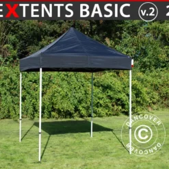 Tente Pliante FleXtents Basic V.2, 2x2m Noir
