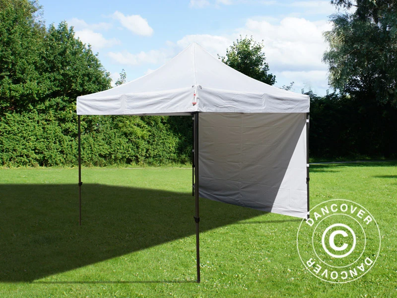 Tente Pliante FleXtents Basic V.3, 3x3m Blanc, Avec 4 Cotés 9 Tente Pliante FleXtents Basic V.3, 3x3m Blanc, Avec 4 Cotés – Image 9