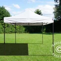 Tente Pliante FleXtents Basic V.3, 4x4m Blanc, Avec 4 Cotés -Promos Jardin Natif Magasin ft135582 03