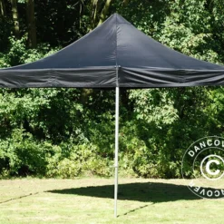 Tente Pliante FleXtents PRO Steel 3x3m Noir -Promos Jardin Natif Magasin ft135718 03