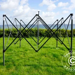 Tente Pliante FleXtents PRO Steel 3x3m Noir -Promos Jardin Natif Magasin ft135718 08