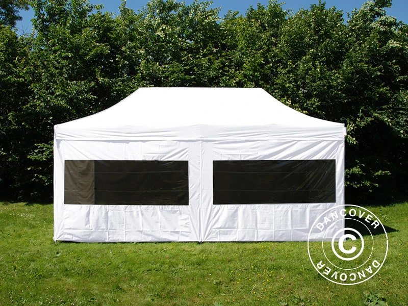 Tente Pliante FleXtents PRO Steel 3x6m Blanc, Avec 6 Cotés 2 Tente Pliante FleXtents PRO Steel 3x6m Blanc, Avec 6 Cotés – Image 2