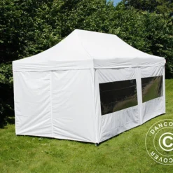 Tente Pliante FleXtents PRO Steel 3x6m Blanc, Avec 6 Cotés 16 Tente Pliante FleXtents PRO Steel 3x6m Blanc, Avec 6 Cotés -Promos Jardin Natif Magasin ft135727 01