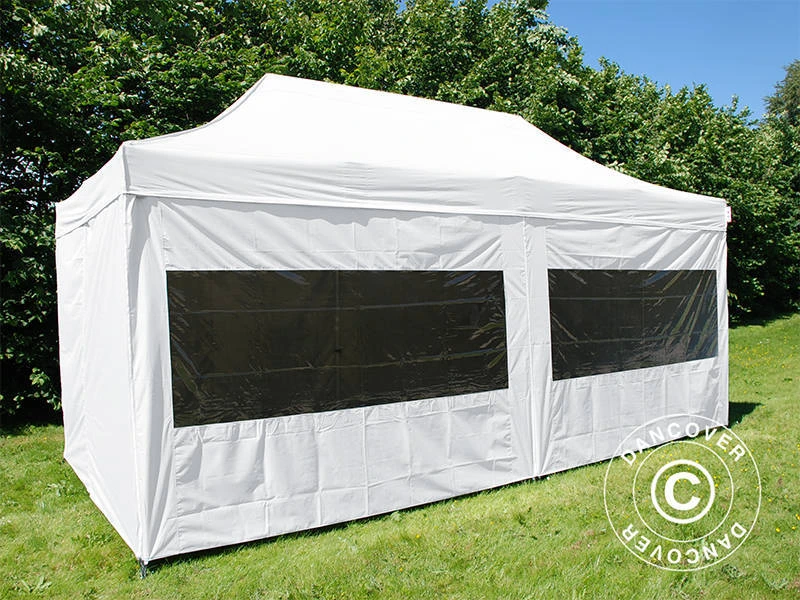 Tente Pliante FleXtents PRO Steel 3x6m Blanc, Avec 6 Cotés 4 Tente Pliante FleXtents PRO Steel 3x6m Blanc, Avec 6 Cotés – Image 4