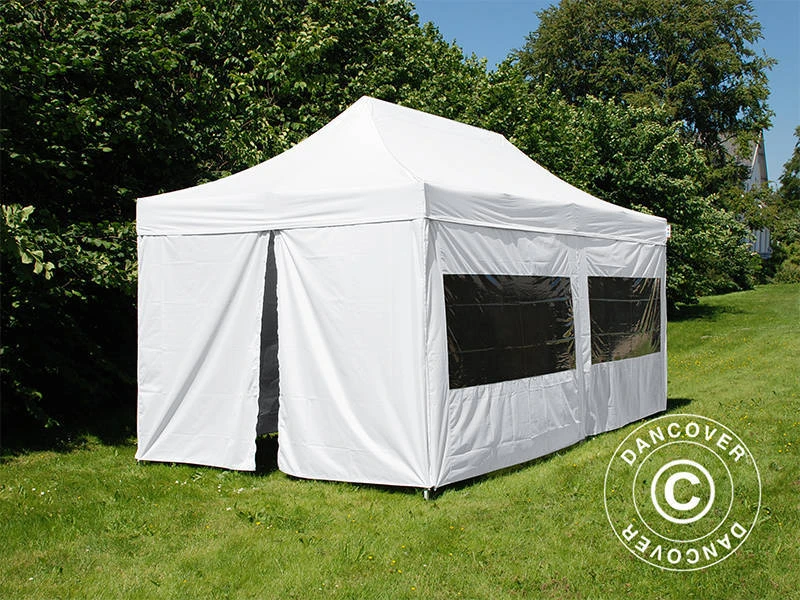 Tente Pliante FleXtents PRO Steel 3x6m Blanc, Avec 6 Cotés 5 Tente Pliante FleXtents PRO Steel 3x6m Blanc, Avec 6 Cotés – Image 5