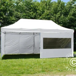 Tente Pliante FleXtents PRO Steel 3x6m Blanc, Avec 6 Cotés 19 Tente Pliante FleXtents PRO Steel 3x6m Blanc, Avec 6 Cotés -Promos Jardin Natif Magasin ft135727 013