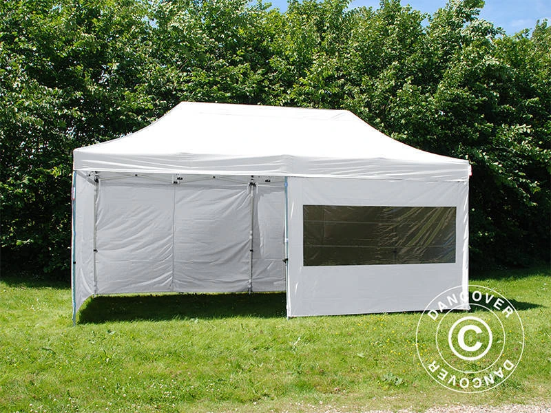 Tente Pliante FleXtents PRO Steel 3x6m Blanc, Avec 6 Cotés 6 Tente Pliante FleXtents PRO Steel 3x6m Blanc, Avec 6 Cotés – Image 6