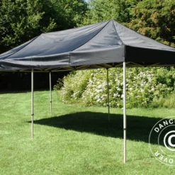 Tente Pliante FleXtents PRO Steel 3x6m Noir -Promos Jardin Natif Magasin ft135728 3