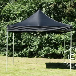 Tente Pliante FleXtents PRO Steel 4x4m Noir -Promos Jardin Natif Magasin ft135738 02