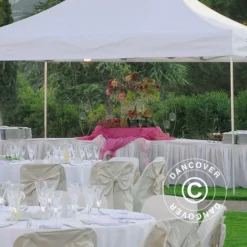 Tente Pliante FleXtents PRO Steel 4x6m Blanc -Promos Jardin Natif Magasin ft135746 04