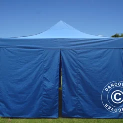 Tente Pliante FleXtents PRO Steel 4x8m Bleu, Avec 6 Cotés 7 Tente Pliante FleXtents PRO Steel 4x8m Bleu, Avec 6 Cotés -Promos Jardin Natif Magasin ft135753 02