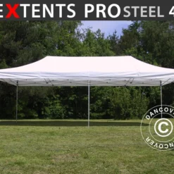 Tente Pliante FleXtents PRO Steel 4x8m Blanc