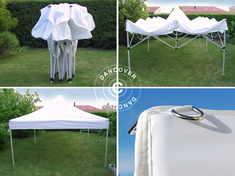 Tente Pliante FleXtents PRO Steel 4x8m Blanc 9 Tente Pliante FleXtents PRO Steel 4x8m Blanc – Image 9
