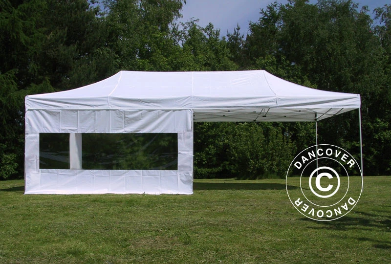 Tente Pliante FleXtents PRO Steel 4x8m Blanc, Avec 6 Cotés 3 Tente Pliante FleXtents PRO Steel 4x8m Blanc, Avec 6 Cotés – Image 3