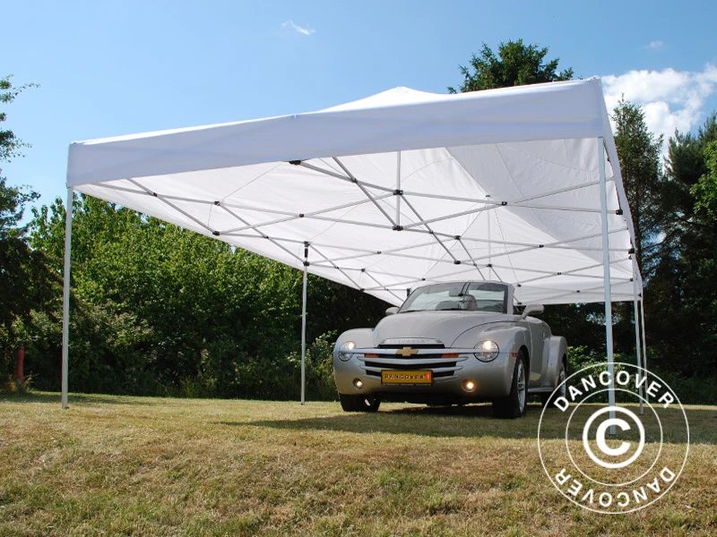 Tente Pliante FleXtents PRO Steel 4x8m Blanc, Avec 6 Cotés 7 Tente Pliante FleXtents PRO Steel 4x8m Blanc, Avec 6 Cotés – Image 7