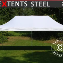 Tente Pliante FleXtents Steel 3x6m Blanc