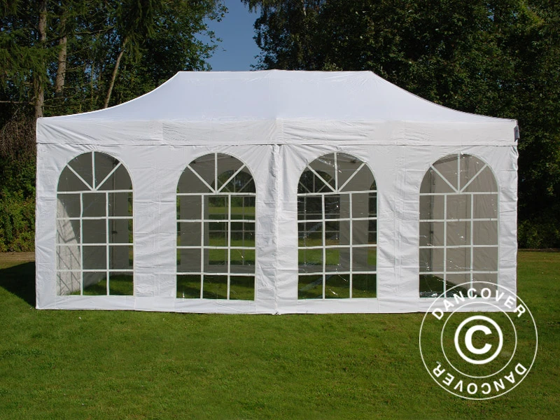 Tente Pliante FleXtents Steel 3x6m Blanc, Avec 4 Cotés 3 Tente Pliante FleXtents Steel 3x6m Blanc, Avec 4 Cotés – Image 3