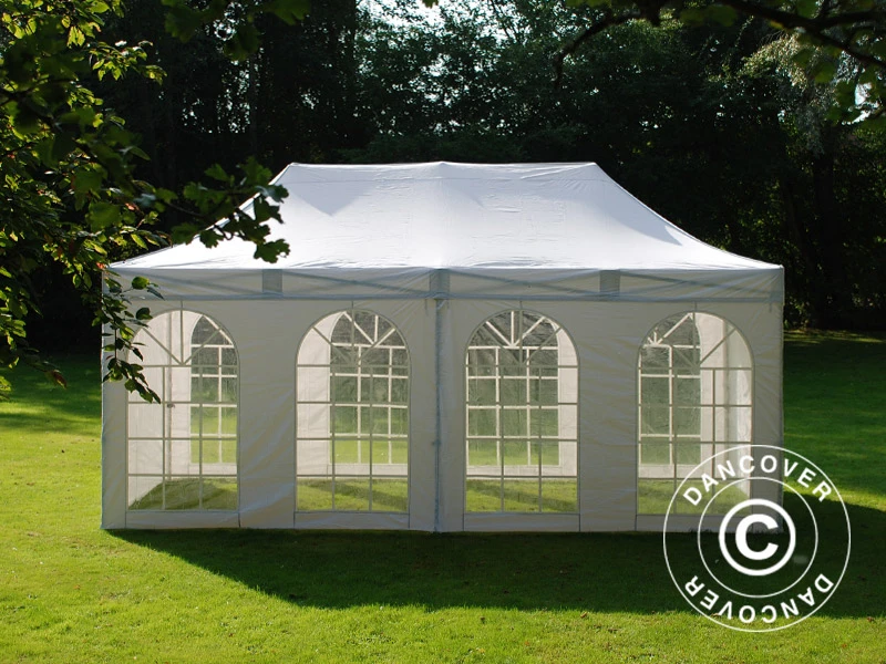 Tente Pliante FleXtents Steel 3x6m Blanc, Avec 4 Cotés 4 Tente Pliante FleXtents Steel 3x6m Blanc, Avec 4 Cotés – Image 4