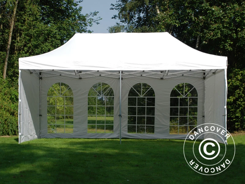 Tente Pliante FleXtents Steel 3x6m Blanc, Avec 4 Cotés 6 Tente Pliante FleXtents Steel 3x6m Blanc, Avec 4 Cotés – Image 6